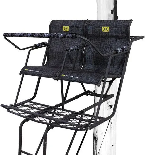 Hawk Big Denali 18' Durable Steel 2 Man Hunting Ladder Tree Stand (2 Pack)