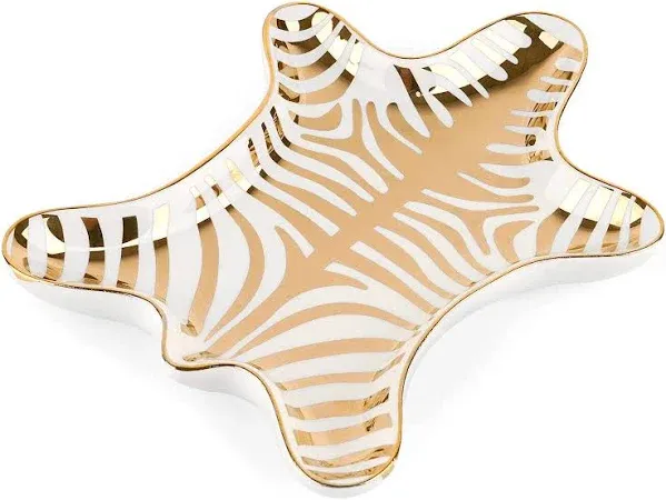 Trycooling Hand Painted Tiger Skin Ceramic Jewelry Dish