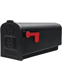 Architectural Mailboxes Parsons Medium Capacity, Plastic Post Mount Mailbox