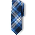 Lands' End Kids Plaid to Be Tied Tie - Clear Blue Plaid