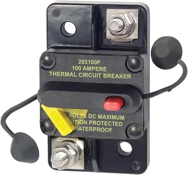 Blue Sea 285-Series Amp Circuit Breaker Surface Mount