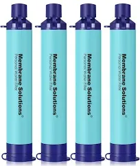 Membrane Solutions Straw Water Filter Survival Filtration Portable Gear