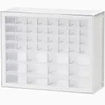 Iris 44 Drawer Parts Cabinet White