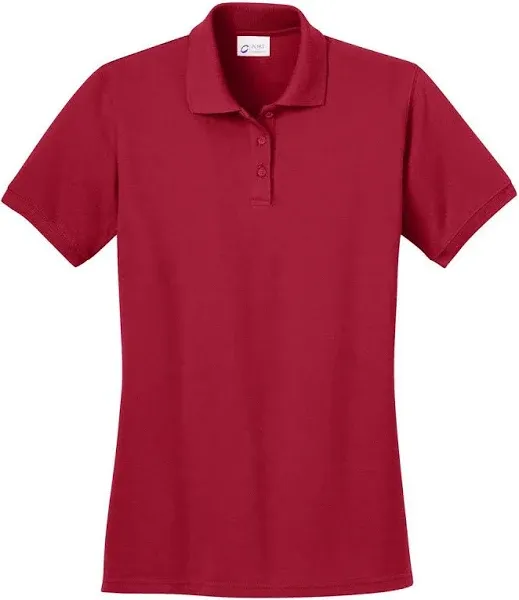 Port & Company Ladies Ring Spun Pique Polo