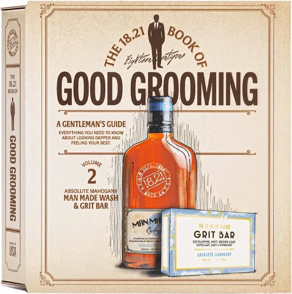 18.21 Man Made Book of Good Grooming Gift Set Volume 2