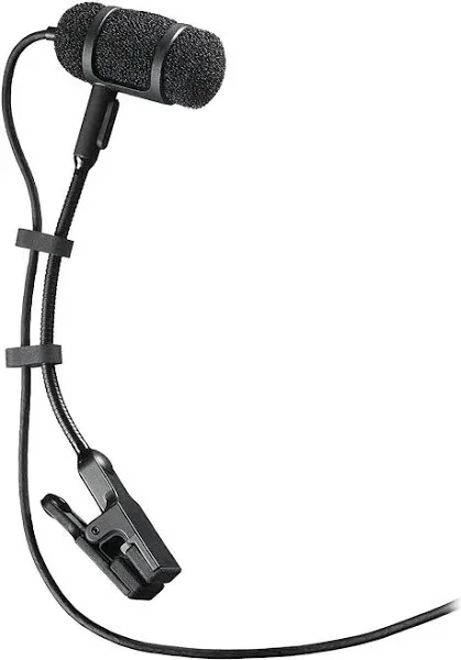 Audio Technica PRO35 Cardioid Condenser Clip-on Instrument Microphone NEW