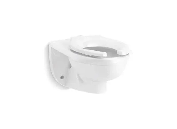 Kohler Kingston Ultra Wall-Mount Top Spud Flushometer Bowl