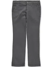 French Toast Girls Straight Leg Twill Pant