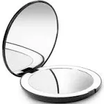 Fancii LED Lighted Travel Makeup Mirror 1x