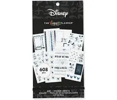 The Happy Planner Disney© Mickey Mouse &amp; Minnie Mouse Indigo Value Sticker -Big