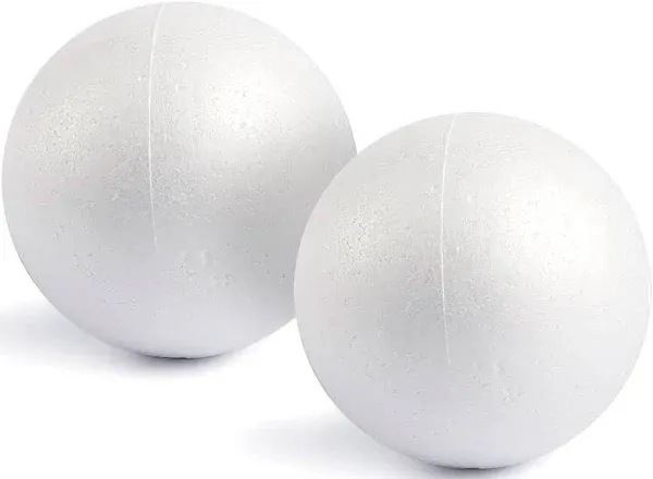 Juvale 2-Pack Foam Balls for Crafts