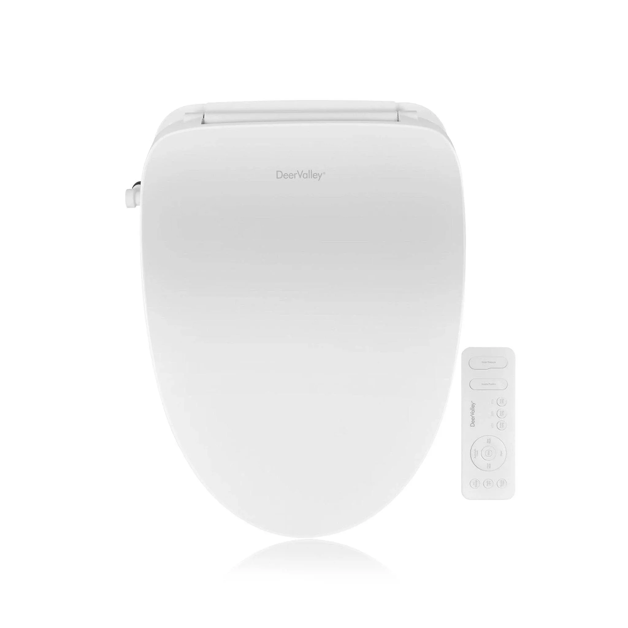 DeerValley Elongated White Bidet Toilet Seat with Wireless Remote