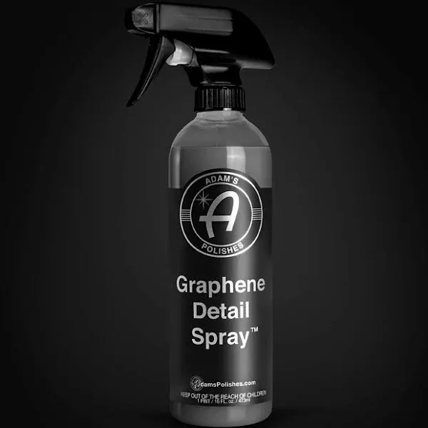 Adam's Polishes Graphene Detail Spray (Gallon) - Extend Protection of Waxes, Sealants, & Coatings | Waterless Detailer Spray for Car Detailing | Clay