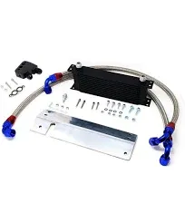 Rev9 Aluminum 14 Row Oil Cooler Kit for Passat CC Jetta GTI 2.0T EA888 Scirocco