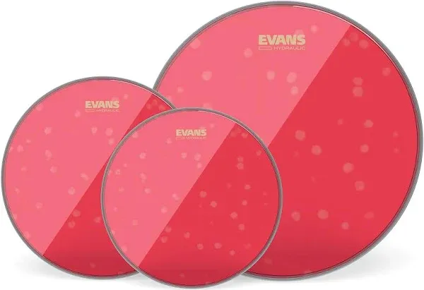 Evans Hydraulic Red Tom Pack with UV1 Snare Head