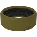 Groove Life Zeus Edge Olive Drab Silicone Ring, Size 9