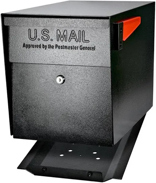 Mail Manager Locking Post-Mount Mailbox with High Security Reinforced Patented L