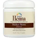 Rainbow Research Henna Hair Color and Conditioner Persian Medium Brown Chestnut - 4 oz