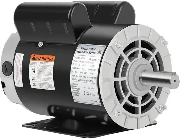 VEVOR 5HP SPL Air Compressor Electric Motor