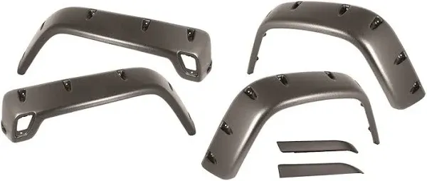 Rugged Ridge 6-Piece Fender Flare Kit Jeep Wrangler