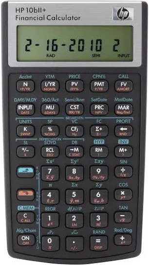 HP 10bII+ Financial Calculator