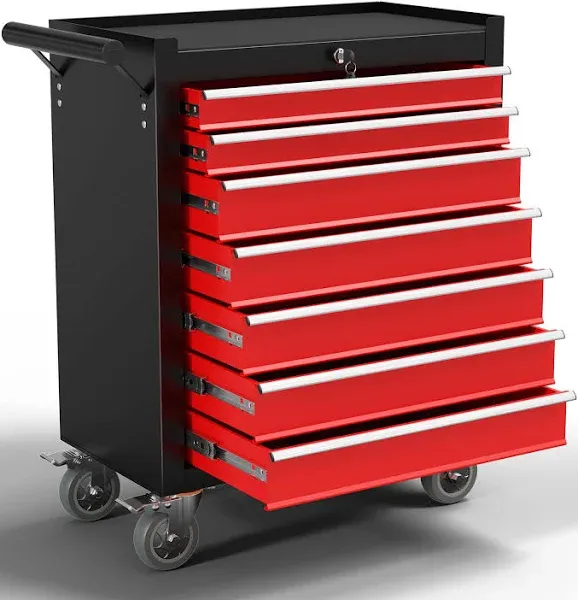 7-Drawer Rolling Tool Chest with Wheels