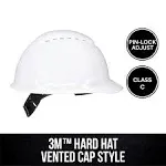 3M Pinlock Hard Hat White Vented