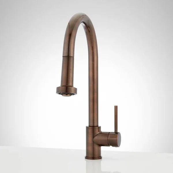 Signature Hardware Ridgeway Single Handle Pull-Down Kitchen Faucet