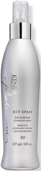 Kenra Platinum Hot Spray 20 Firm Hold Heat Protection Spray 8oz 237ml