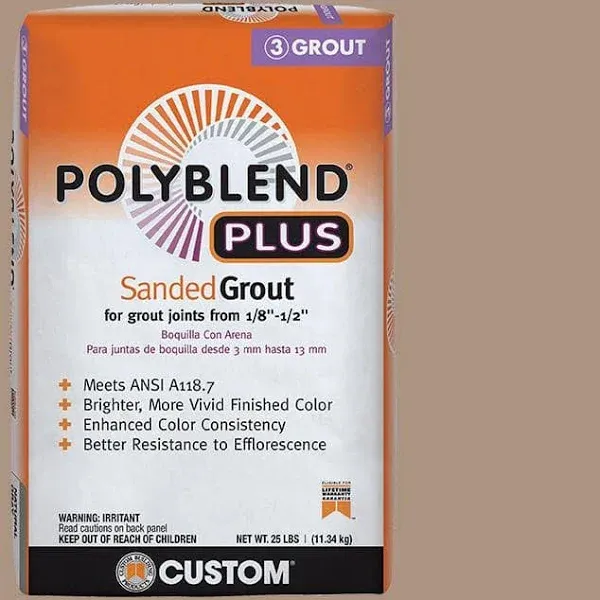 Custom Building Products Polyblend Plus Sanded Grout