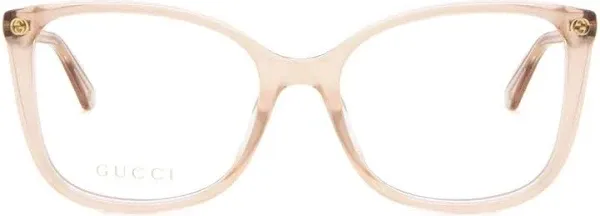 Gucci GG0026O 013 Nude Soft Square Women&#039;s Eyeglasses