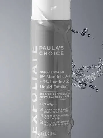 "Paula's Choice Skin Perfecting 6% Mandelic + 2% Lactic Acid Liquid Exfoliant (88ml) | Harrods CA "