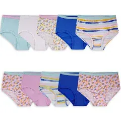 Fruit of the Loom Girls' Cotton Brief Underwear