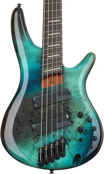 Ibanez SRMS805 5-String Electric Bass Guitar Tropical Seafloor BRAND NEW