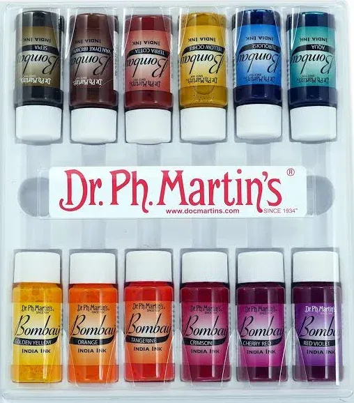 Dr. Ph. Martin's Bombay India Ink Bottles