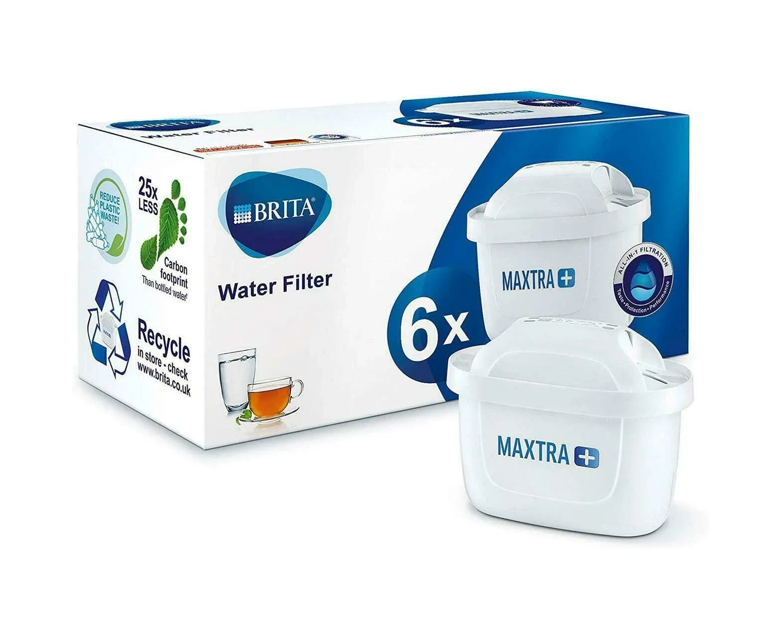 Brita 6X Maxtra Universal Cartridges,White