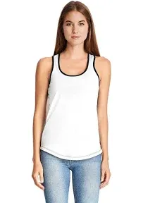 Next Level NL1534 - Women's Ideal Color Block Racerback Tank