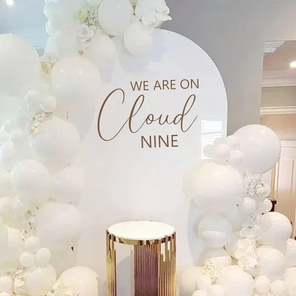 Cantly We Are On Cloud Nine Wall Decal