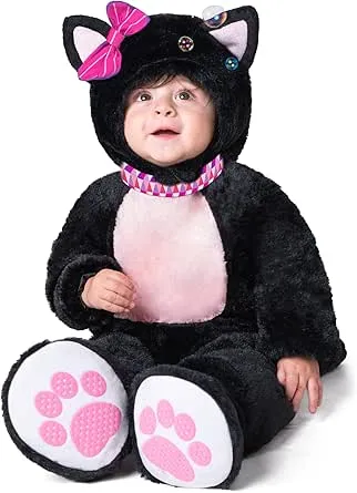 Halloween Baby Girl Black Kitten Costume, Kids Cat Costume for Toddler Unisex...