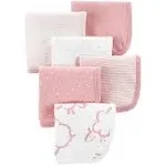 Carter's Baby Girls 6-Pack Wash Cloths