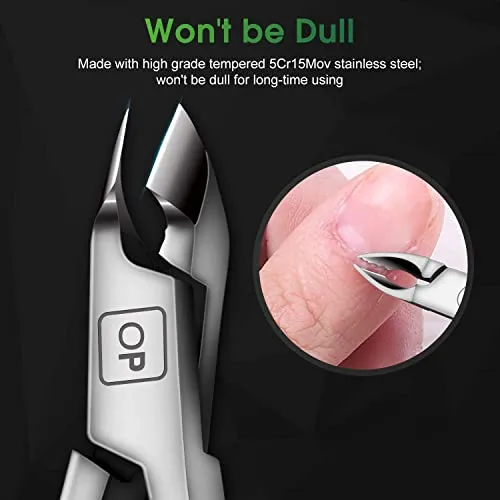 Durable Cuticle Cutter with Lifetime Replacement - Premium Manicure Essential