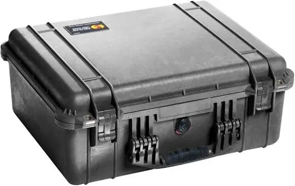 Pelican 1550NF Case without Foam (Black)