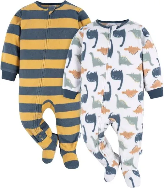 Gerber 2-Pack Baby & Toddler Boys Fleece Pajamas