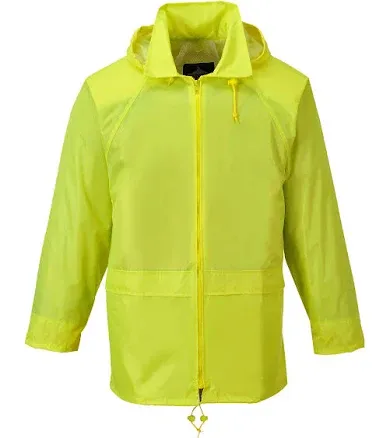 Classic Rain Jacket, Yellow  Size 5XL R/Fit