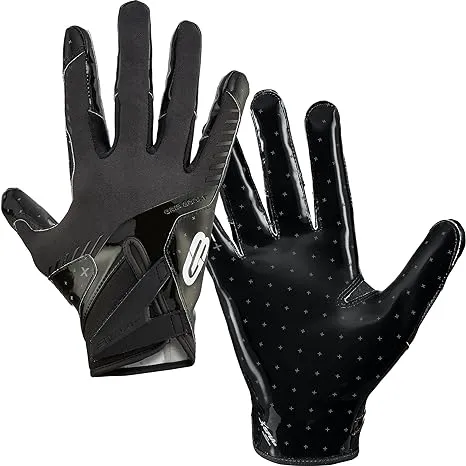 Grip Boost Football Gloves Solid Stealth 6.0 Boost Plus Men's Receiver Gloves - Adult Sizes