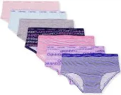 Calvin Klein Big Girls 7-Pack Hipster Underwear - Fashion Pa