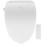 Electric Quiet Close Bidet Seat with Remote, Nightlight, UV