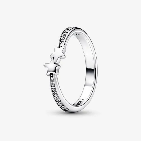 Pandora Shooting Stars Sparkling Sterling Silver Ring