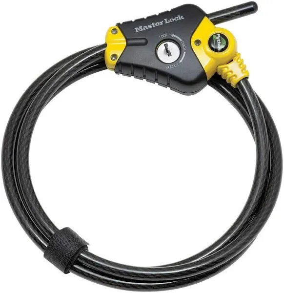 Master Lock 8413XDPF 6' Python Adjustable Padlock & Cable