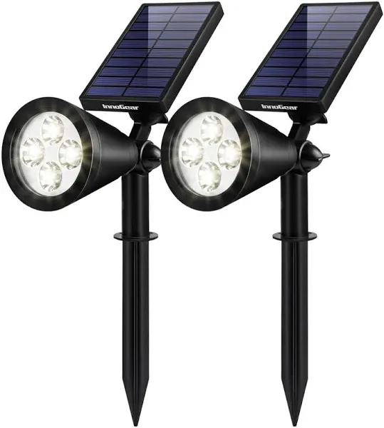 InnoGear Solar Lights Outdoor, Upgraded Waterproof Solar Powered Landscape